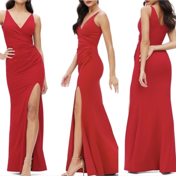 Dress The Population Jordan Dress Rouge Red Women's Small - Picture 1 of 12